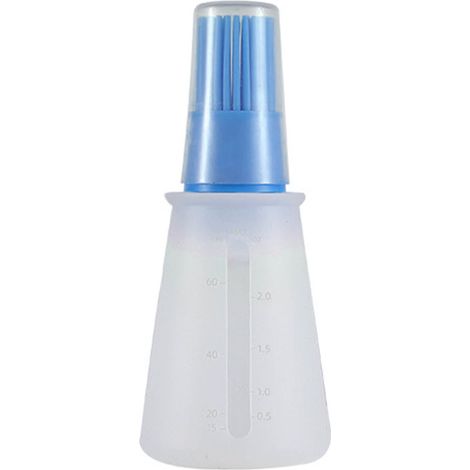 Pinceau bouteille silicone huile barbecue sauce cuisson bleu (1/5)