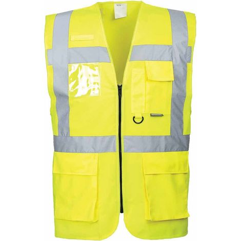 Gilet Hi-vis Executive - Berlino Colore: Rosso Taglia XXL - Portwest (1/3)