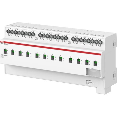 Actionneur de commutation abb sa/s12.16.6.2 12 canaux 16A (1/3)