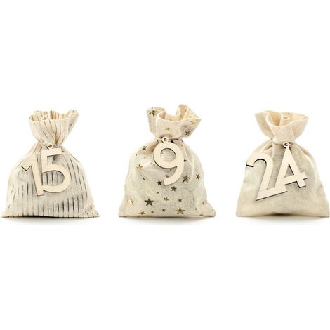 Bolsas de calendario de adviento, mezcla (1/5)
