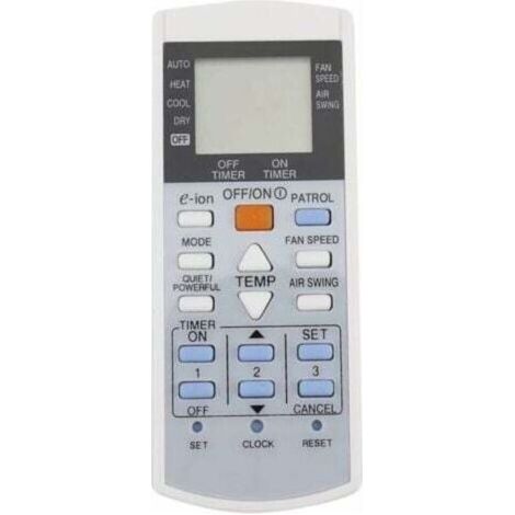 Télécommande climatisation universelle pour contrôleurs A75C3407, A75C3623, A75C3625, KTSX003, A75C3297, A75C3300, 3208, 3706 avec grande écran numérique (1/4)