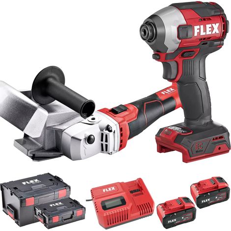 Kit combiné Flex V RFE 40 EC + V ID 1/4" EC HD 18V 8Ah