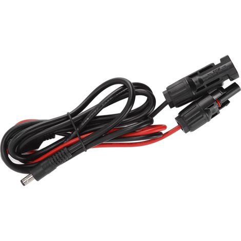 Kupferverlängerungskabel für Solarmodule, 16 AWG Solarstecker auf 5,5 mm DC-Steckeradapter (1/5)