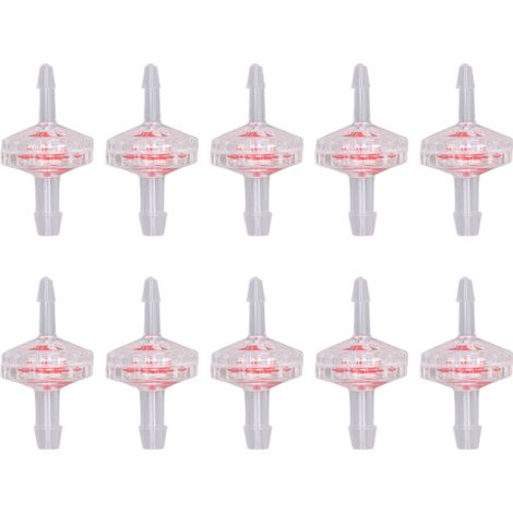 PP-Rückschlagventil, 10 Stück, Einweg-Rückschlagventil, Durchflussbegrenzer, 5 bis 3 mm Set für Aquarien. (1/5)