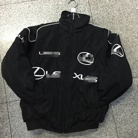 Veste de course F1 moto équipement pilote blouson broderie intégrale loisir imperméable coupe-vent homme femme (1/4)