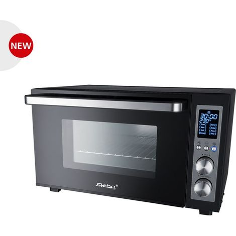 Forno Elettrico Digitale Steba KB E300 con 8 Programmi Automatici (Air Fry, Rotisserie per 2 Polli), Isolamento Termico per Risparmio Energetico, Interno Antiaderente e Illuminazione Interna