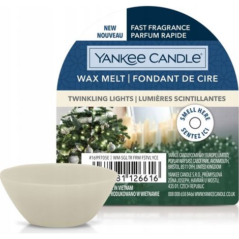 Vela Yankee Candle Twinkling Lights de cera, 22 g (1/3)