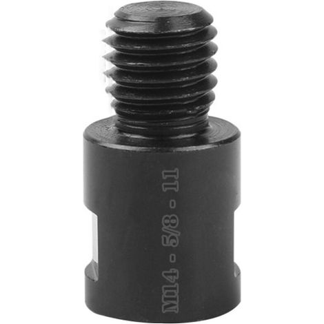 Adaptateur de foret à carottage en acier allié M14 femelle vers 5/8-11 mâle, idéal pour les forets diamantés. Adaptateur de tige de qualité supérieure pour une efficacité de forage accrue. (1/5)