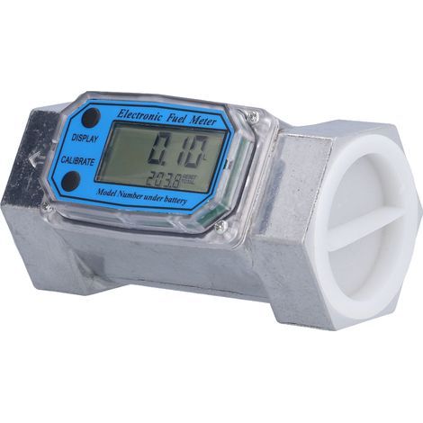 Digitaler elektronischer Turbinen-Durchflussmesser für flüssige Kraftstoffe, Wasser und Diesel, 2 Zoll, 2,3 V–3,3 V, LLW-50 (1/5)