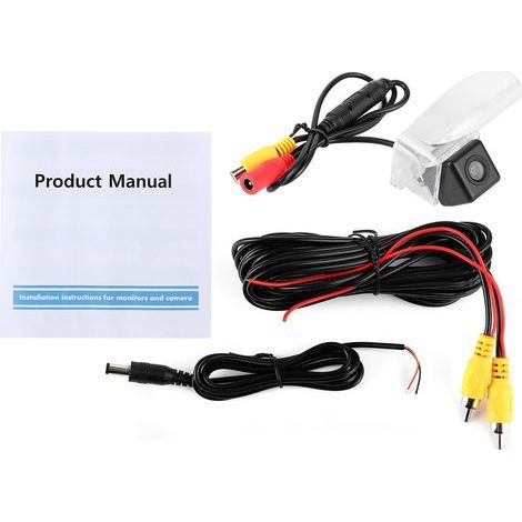 Caméra de recul HD 170 degrés, moniteur de voiture inversé IP67, adapté pour Mazda 2 3 08 09 10 11 (1/5)