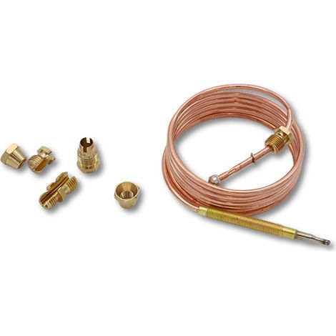 Ersatzteil - Thermoelement universell -  - ROSIERES, CANDY, KELVINATOR, HOOVER, ZEROWATT, BOMPANI, FUNIX, GASFIRE, DOMAN