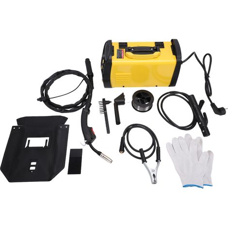 Poste à souder MIG domestique compact, sans gaz et à double usage, 3 en 1, avec onduleur 220 V. (1/5)