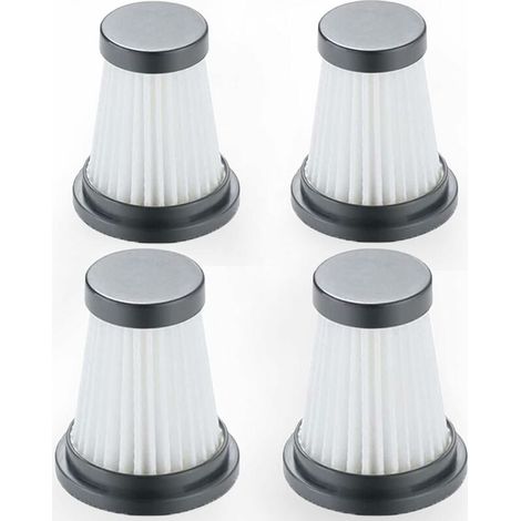 Lot de 4 filtres HEPA pour aspirateurs Moosoo K12/K12 Pro/K13 et Genius Invictus One – Filtration 99,97 % – Lavables et réutilisables - 13KPA