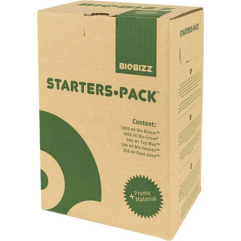 BioBizz Grow Starters Pack Dünger Grow Pflanzendünger Sofort und Langzeitwirkung (1/4)