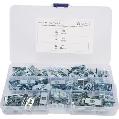 écrous et clips de fixation antirouille en forme de U pour (1/5)