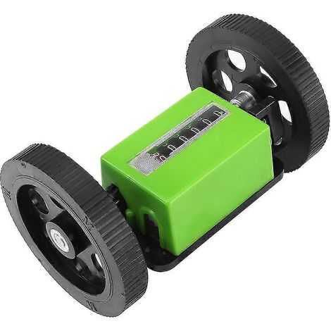 1 compteur de longueur mécanique à roue roulante verte (1/2)