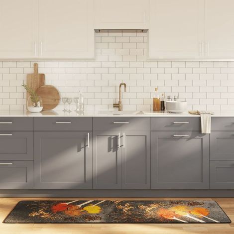 vidaXL Kitchen Rug Multicolour 60x180 cm Washable (1/5)