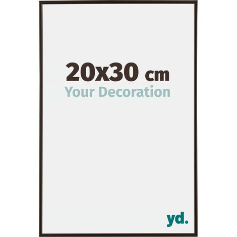 yd. - Cadre photo 20x30 - Anthracite - Plastique - Evry