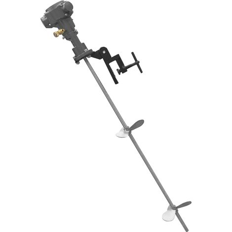 Pneumatischer Mischgerät, Hohe Mischkapazität, Variabler Geschwindigkeitsregelung, Silber, Kein Stecker (1/2)