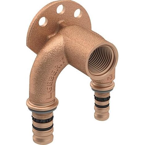 Geberit Mepla Double équerre de raccordement 90°, DN 20, dø 26 mm, 603.273.00.5