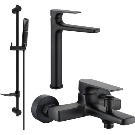 Mexen Lynx DF72 ensemble bain, noir - 745913DF72-70 (1/4)