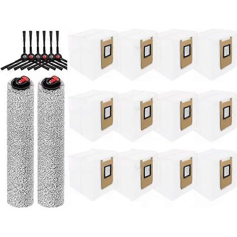 20-teiliges Staubbeutel-Set mit rotierender Bürste und Seitenbürste für den Eufy Omni E25/E28 Staubsauger – Ersatzteile (1/5)