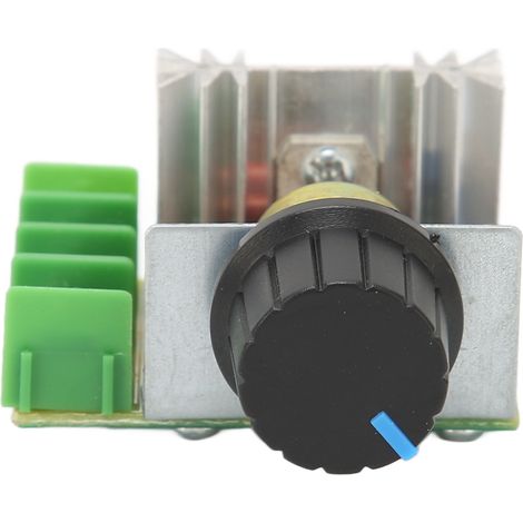 Régulateur de Tension 220V 2000W, Variateur de Vitesse et Intensité Lumineuse, Carte de Commande Réglable