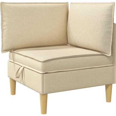 Sofa mit Stauraum Stoff vidaXL