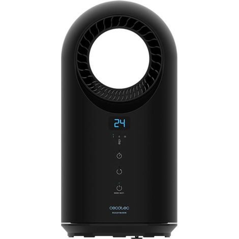 Chauffage tour Bladeless noir Wi-Fi 1500 W