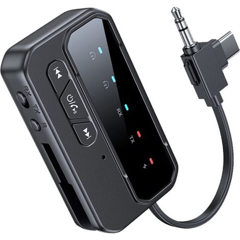 Nuovo ricevitore audio Aux da 5,4 mm Type-C/3,5 mm, adattatore stereo wireless con microfono per altoparlanti TV per auto (1/2)