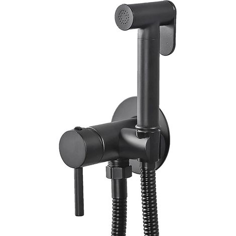 Pistolet pulvérisateur portable pour toilettes - pistolet pulvérisateur pour toilettes à eau chaude et froide - pistolet pulvérisateur pour couches de bébé (1/5)
