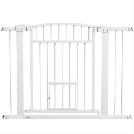Chatière Barrière de sécurité chien acier double verrouillage (1/5)