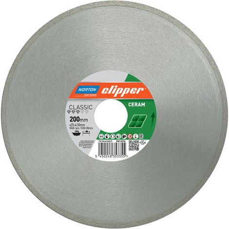 Norton Clipper Disco de corte diamante 200 mm uni