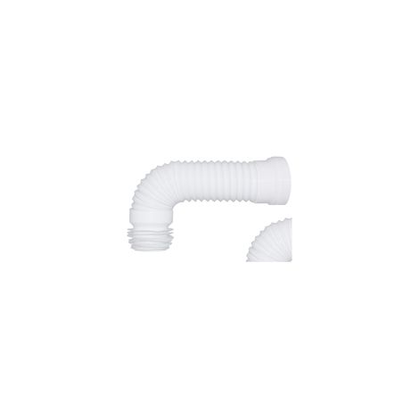 Ausziehbare WC-Abflussrohr 300 bis 540 mm – mit Lippen – ohne Klebstoff