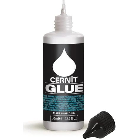 Colle forte à cuire - Colle pour pâte polymère - Mélanger des pâtes - Flacon 80 ml (1/4)