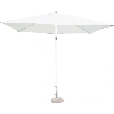 Ombrellone da Giardino 2x3 m Palo Ø38 mm Nice in Alluminio Bianco