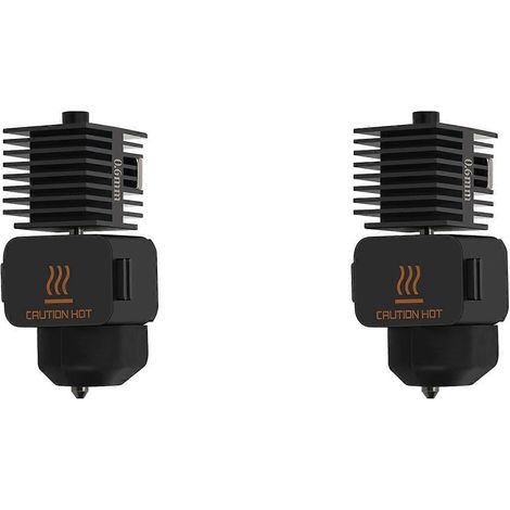 2x Hotend-Kit für Bambu Lab A1/A1 Mini Schnelllade-Hotend-Baugruppe, 0,6 mm Düse aus gehärtetem Stahl, 3D-Druckerteile (1/2)