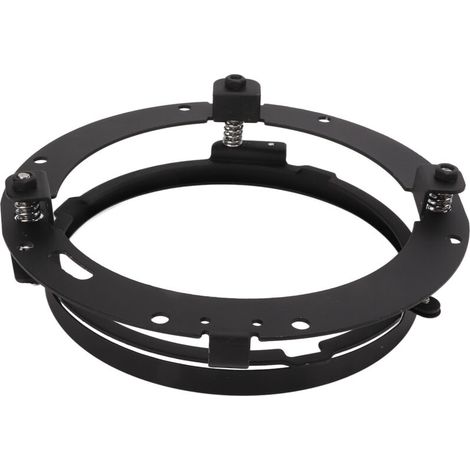 royaluxe -Adaptat de phare de moto de 7 pouces, support d'anneau de montage rond, adaptat de lampe frontale noir (1/5)