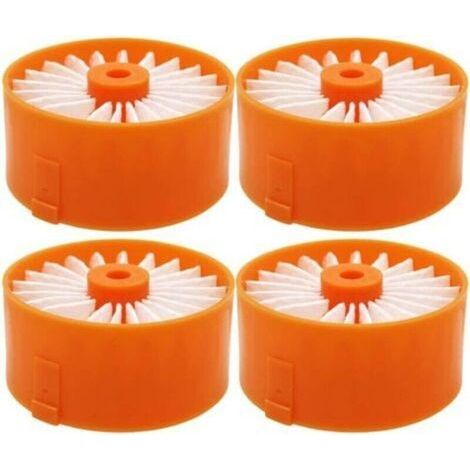 Filtre pour aspirateur sans pour SCHWARZ + DECKER POWERSERIES pour outils de remplacement pour BSV2020G Accessoires de balayeuse (lot de 4 unités) (1/4)