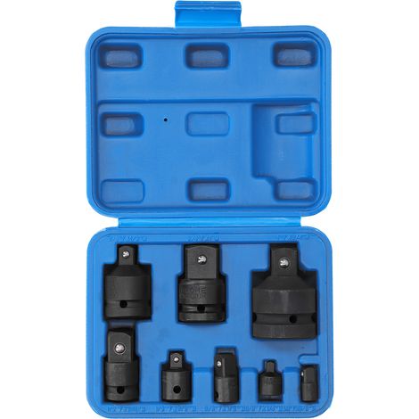 8 pièces adaptateur pneumatique douille réductrice pour réparation véhicule avec coffret (1/5)