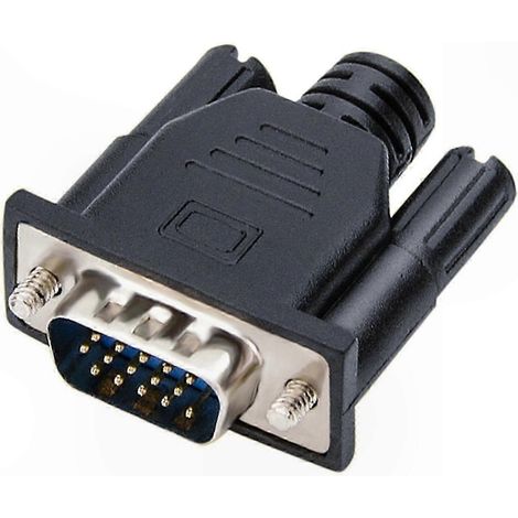 Adaptateur d'affichage virtuel Mini VGA, fiche factice EDID, émulateur d'affichage sans tête, adaptateur de verrouillage (1/5)