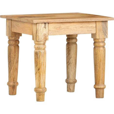 Beistelltisch 43×43×40 cm Massivholz Mango