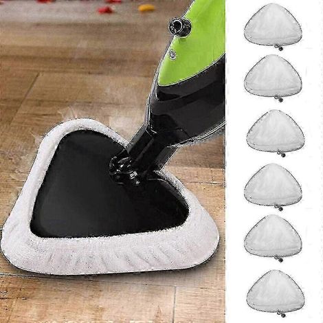 Lingettes de rechange réutilisables en microfibre pour balai vapeur H2O et accessoires de nettoyage. (1/5)