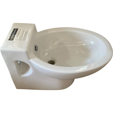 Bidet sospeso la fonte monoforo bianco lucido (1/2)