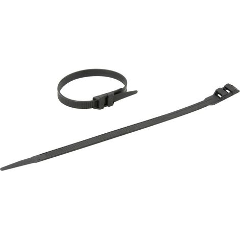 Debflex 709030-100 fascette autobloccanti, 9 x 260, colore: Nero