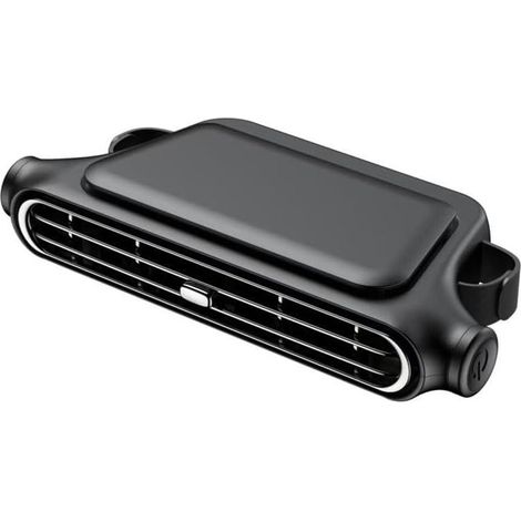 Ventilateur voiture USB, rechargeable 3000mAh, 3 vitesses, pour siège auto, camping-car
