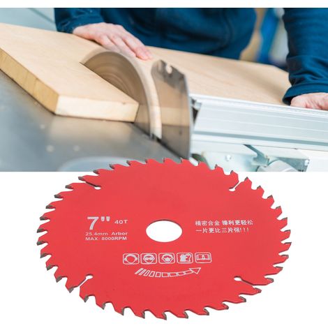 Lame de scie en alliage pour le travail du bois, lame de scie circulaire en alliage pour le travail du bois 740T (1/5)