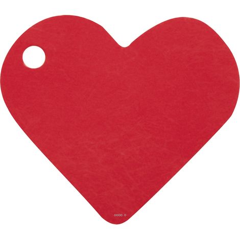 Marque Place x10 Coeur Rouge 4 x 4 cm - couleur: Rouge