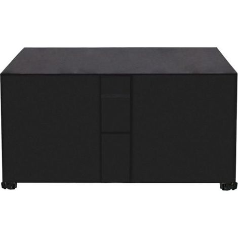 Housse imperméable et anti-poussière pour mobilier de jardin, en tissu Oxford 420D, noir, dimensions : 1236172 cm. (1/5)