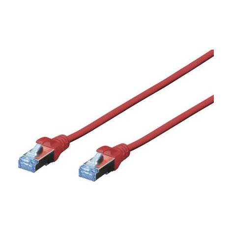 Digitus DK-1532-020/R RJ45 Câble réseau, câble patch CAT 5e SF/UTP 2.00 m rouge torsadé par paire 1 (1/2)